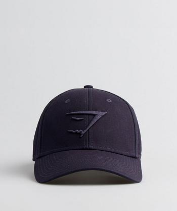 Accessories Klobouky Gymshark Whitney Baseball Cap Indigo Tmavě Blankyt | CZ 2061JPQ